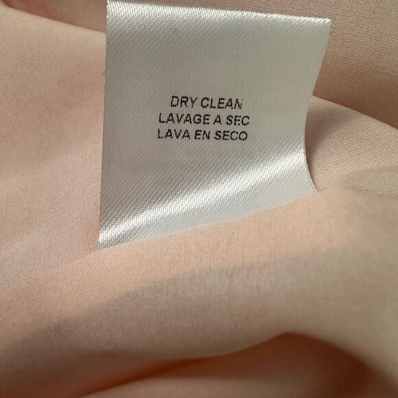 Badgley Mischka Tiered Ruffle Floral Dress Pink Size 14 - Picture 6 of 8